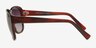 Nizhniye Burgundy AcetateSunglass Frames from EyeBuyDirect, Side View