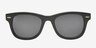 Lomov Black PlasticSunglass Frames from EyeBuyDirect, Front View