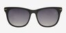 Novgorod Black MetalSunglass Frames from EyeBuyDirect, Front View