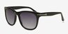 Novgorod Black MetalSunglass Frames from EyeBuyDirect, Angle View
