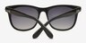 Novgorod Black MetalSunglass Frames from EyeBuyDirect, Closed View