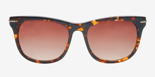 Novgorod Tortoise AcetateSunglass Frames from EyeBuyDirect, Front View