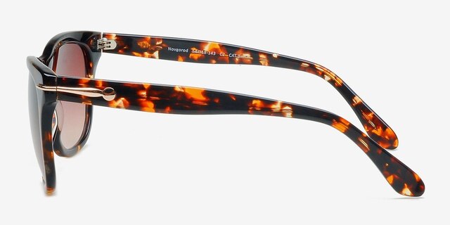 Novgorod Tortoise AcetateSunglass Frames from EyeBuyDirect, Side View