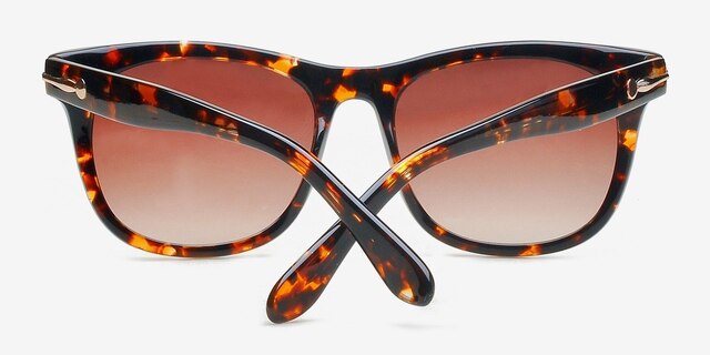 Novgorod Tortoise AcetateSunglass Frames from EyeBuyDirect, Closed View