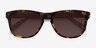 Malibu Brown & Tortoise AcetateSunglass Frames from EyeBuyDirect, Closed View