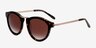 Milano Brown & Tortoise AcetateSunglass Frames from EyeBuyDirect, Angle View