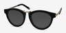 Milano Black AcetateSunglass Frames from EyeBuyDirect, Angle View