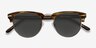 The Hamptons Brown Golden Acetate-metalSunglass Frames from EyeBuyDirect, Closed View