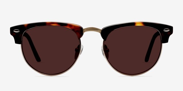 The Hamptons Golden Tortoise Acetate-metalSunglass Frames from EyeBuyDirect, Front View