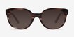 Matilda Brown & Tortoise AcetateSunglass Frames from EyeBuyDirect, Front View