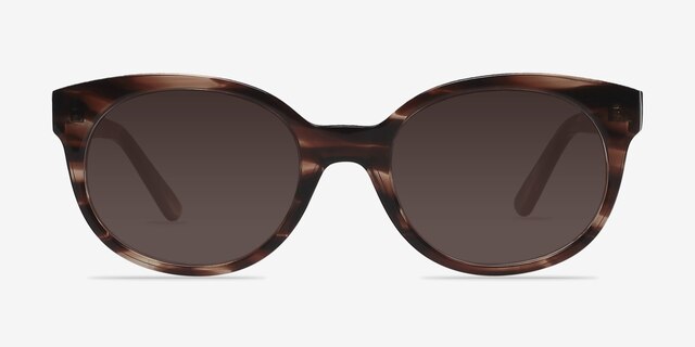 Matilda Brown & Tortoise AcetateSunglass Frames from EyeBuyDirect, Front View