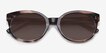 Matilda Brown & Tortoise AcetateSunglass Frames from EyeBuyDirect, Closed View
