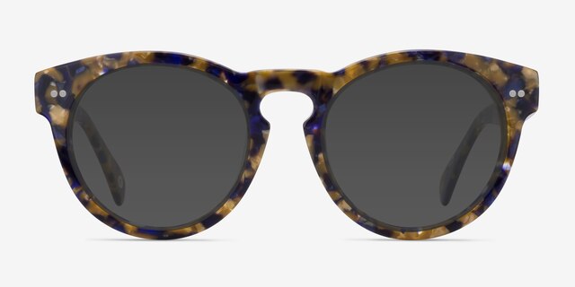 Penelope Blue & Tortoise AcetateSunglass Frames from EyeBuyDirect, Front View