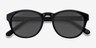 Coppola Black AcetateSunglass Frames from EyeBuyDirect, Closed View