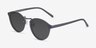 Millenium Matte Black PlastiqueSoleil de Lunette de vue d'EyeBuyDirect, Vue d'Angle