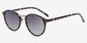 Millenium Red & Floral PlasticSunglass Frames from EyeBuyDirect, Angle View