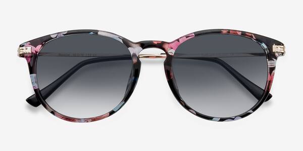 Pink/Floral Monroe -  Plastic-metal Sunglasses