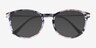 Monroe Pink & Floral Plastic-metalSunglass Frames from EyeBuyDirect, Closed View