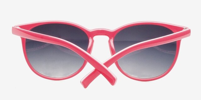 Deja Vu Pink PlasticSunglass Frames from EyeBuyDirect, Closed View