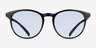Deja Vu Black PlasticSunglass Frames from EyeBuyDirect, Front View