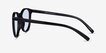Deja Vu Black PlasticSunglass Frames from EyeBuyDirect, Side View