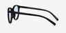 Deja Vu Black PlasticSunglass Frames from EyeBuyDirect, Side View