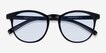Deja Vu Black PlasticSunglass Frames from EyeBuyDirect, Closed View