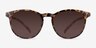 Deja Vu Brown & Tortoise PlasticSunglass Frames from EyeBuyDirect, Front View