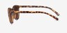 Deja Vu Brown & Tortoise PlasticSunglass Frames from EyeBuyDirect, Side View