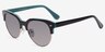 Carven Black PlasticSunglass Frames from EyeBuyDirect, Angle View