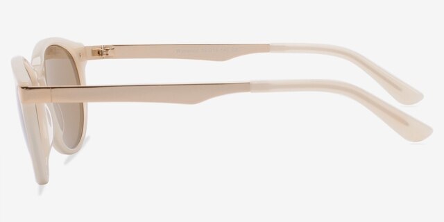 Wynwood Ivory PlasticSunglass Frames from EyeBuyDirect, Side View