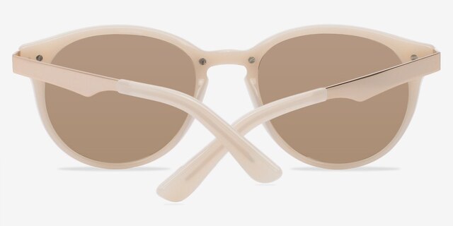 Wynwood Ivory PlasticSunglass Frames from EyeBuyDirect, Closed View