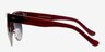 Venice Red PlasticSunglass Frames from EyeBuyDirect, Side View