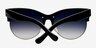 Venice Black PlasticSunglass Frames from EyeBuyDirect, Closed View