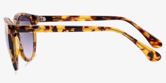 Nizhny Golden & Tortoise PlasticSunglass Frames from EyeBuyDirect, Side View