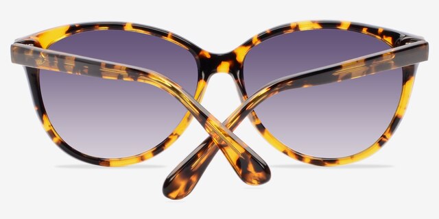 Nizhny Golden & Tortoise PlasticSunglass Frames from EyeBuyDirect, Closed View