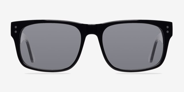 Baltimore Black AcetateSunglass Frames from EyeBuyDirect, Front View
