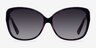 Sevilla Brown PlasticSunglass Frames from EyeBuyDirect, Front View