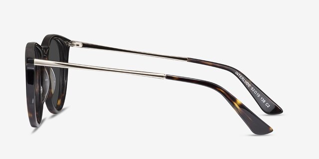 Interlude Tortoise AcetateSunglass Frames from EyeBuyDirect, Side View