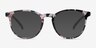 Deja Vu Blue & Floral PlasticSunglass Frames from EyeBuyDirect, Front View