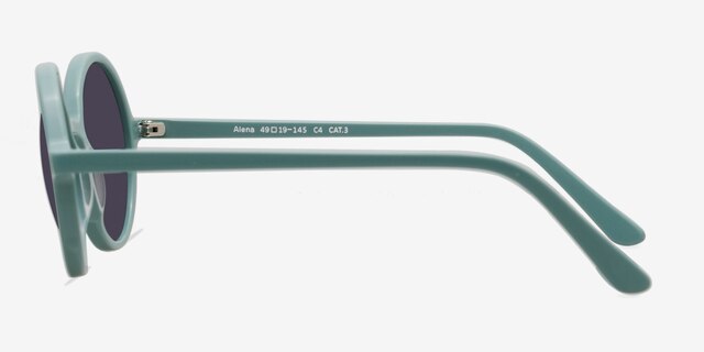 Alena Green AcetateSunglass Frames from EyeBuyDirect, Side View