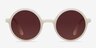 Alena White AcetateSunglass Frames from EyeBuyDirect, Front View
