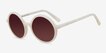Alena White AcetateSunglass Frames from EyeBuyDirect, Angle View
