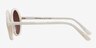 Alena White AcetateSunglass Frames from EyeBuyDirect, Side View