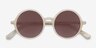 Alena White AcetateSunglass Frames from EyeBuyDirect, Closed View