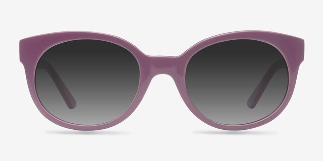 Matilda Purple AcetateSunglass Frames from EyeBuyDirect, Front View