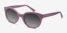 Matilda Purple AcetateSunglass Frames from EyeBuyDirect, Angle View