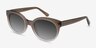 Matilda Brown AcetateSunglass Frames from EyeBuyDirect, Angle View