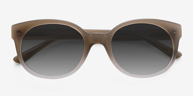Matilda Brown AcetateSunglass Frames from EyeBuyDirect, Closed View