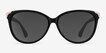 Lima Black AcetateSunglass Frames from EyeBuyDirect, Front View